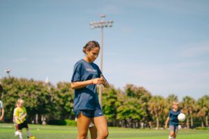 Gaby Morman on the Camp Fields