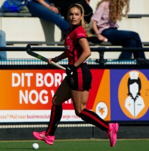 Julianna Toretta playing Feild Hockey
