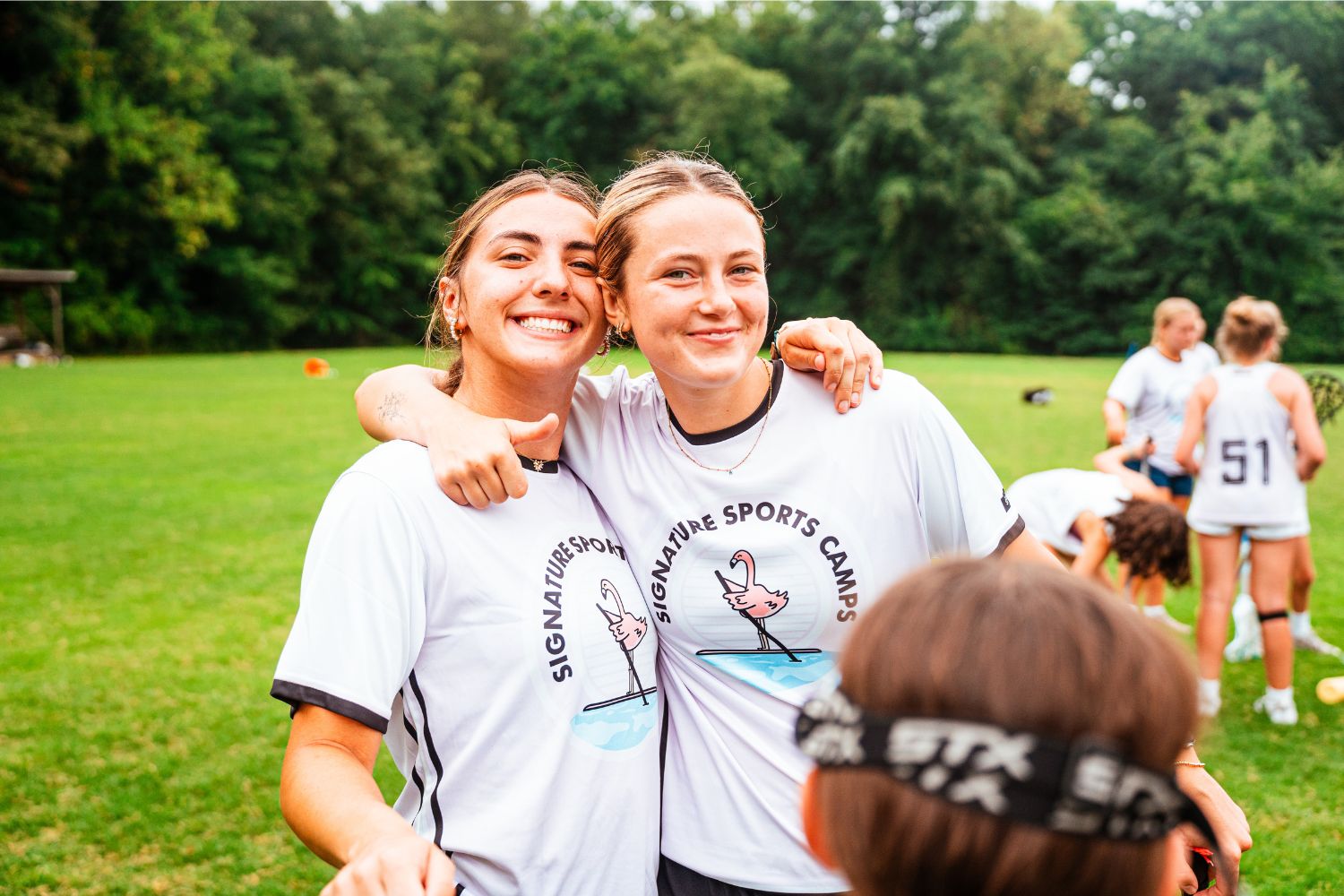 friends photo at camp