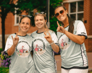 Girls lacrosse coaches at Signature Sports Camps—former Division I athletes and dedicated mentors.